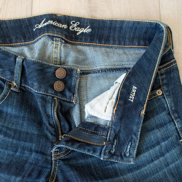 AE Stretch ARTIST jeans SZ 6 Regular - Picture 4 of 14
